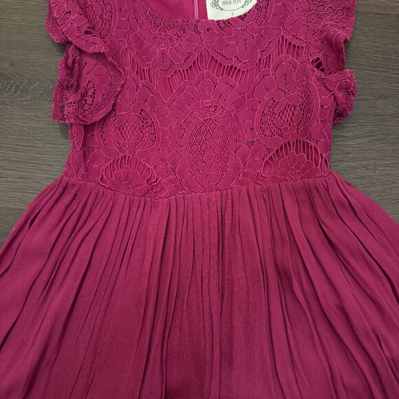 Joyfolie Lace Top Bohemian Maxi Dress - Picture 3 of 4